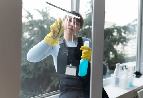 Nettoyage de vitres intérieures et extérieures à Aussonce
